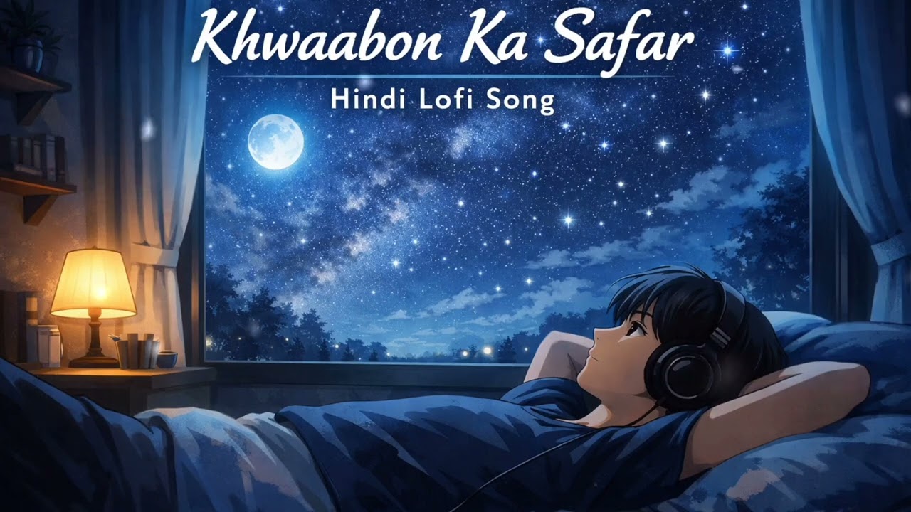 Khwaabon Ka Safar | Hindi Lofi Song | Dreamy Night Vibes | Relaxing Beats