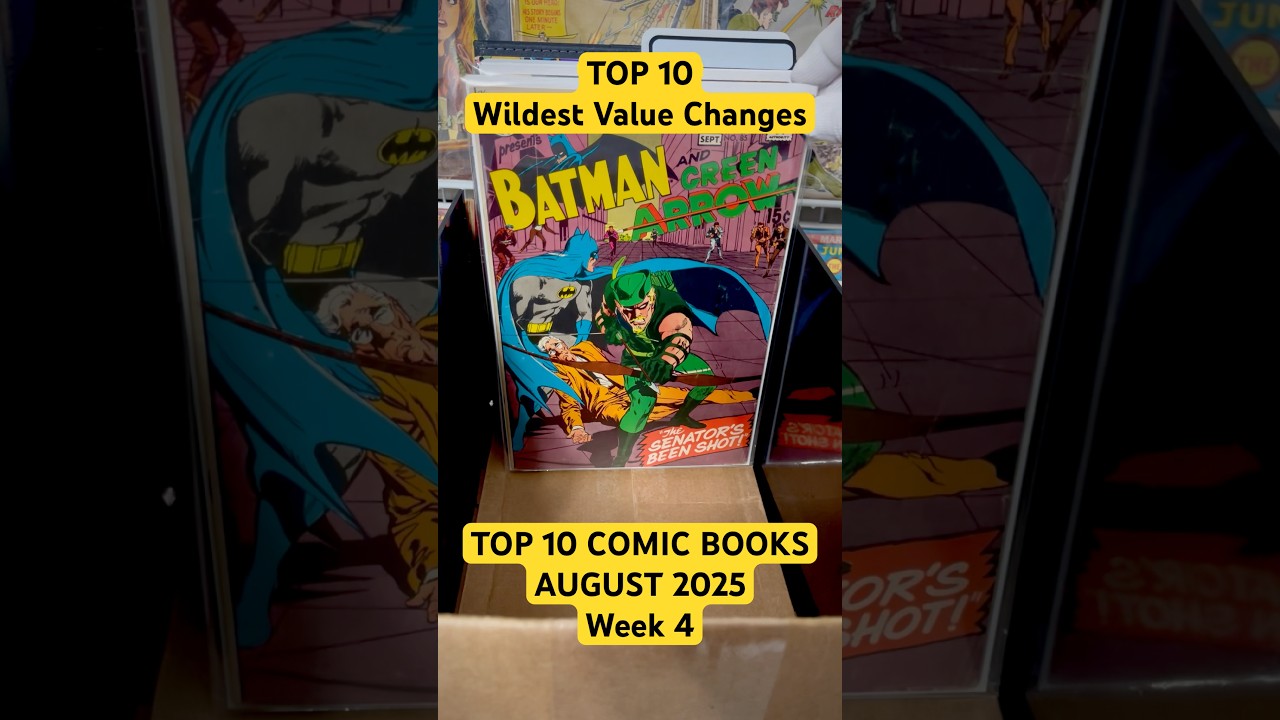 TOP 10 COMIC BOOKS - August 2025 - week 4 - Keys & 1st Appearances
