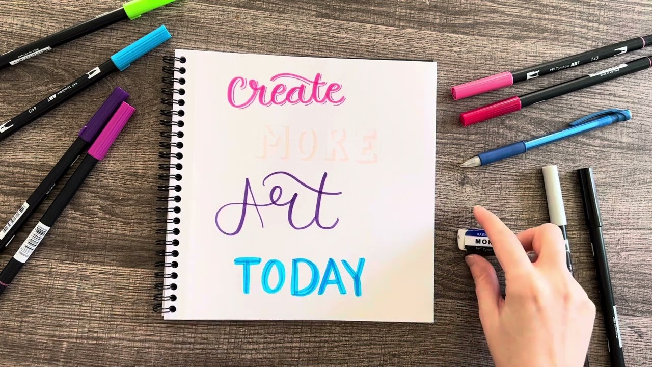 Easy 3D Lettering Ideas