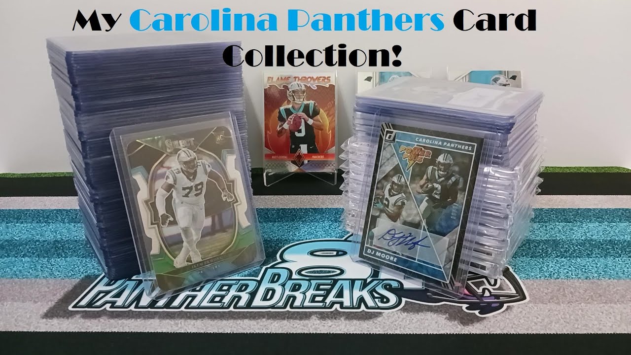 My Carolina Panthers Card Collection! So Far, So Good! 🏈