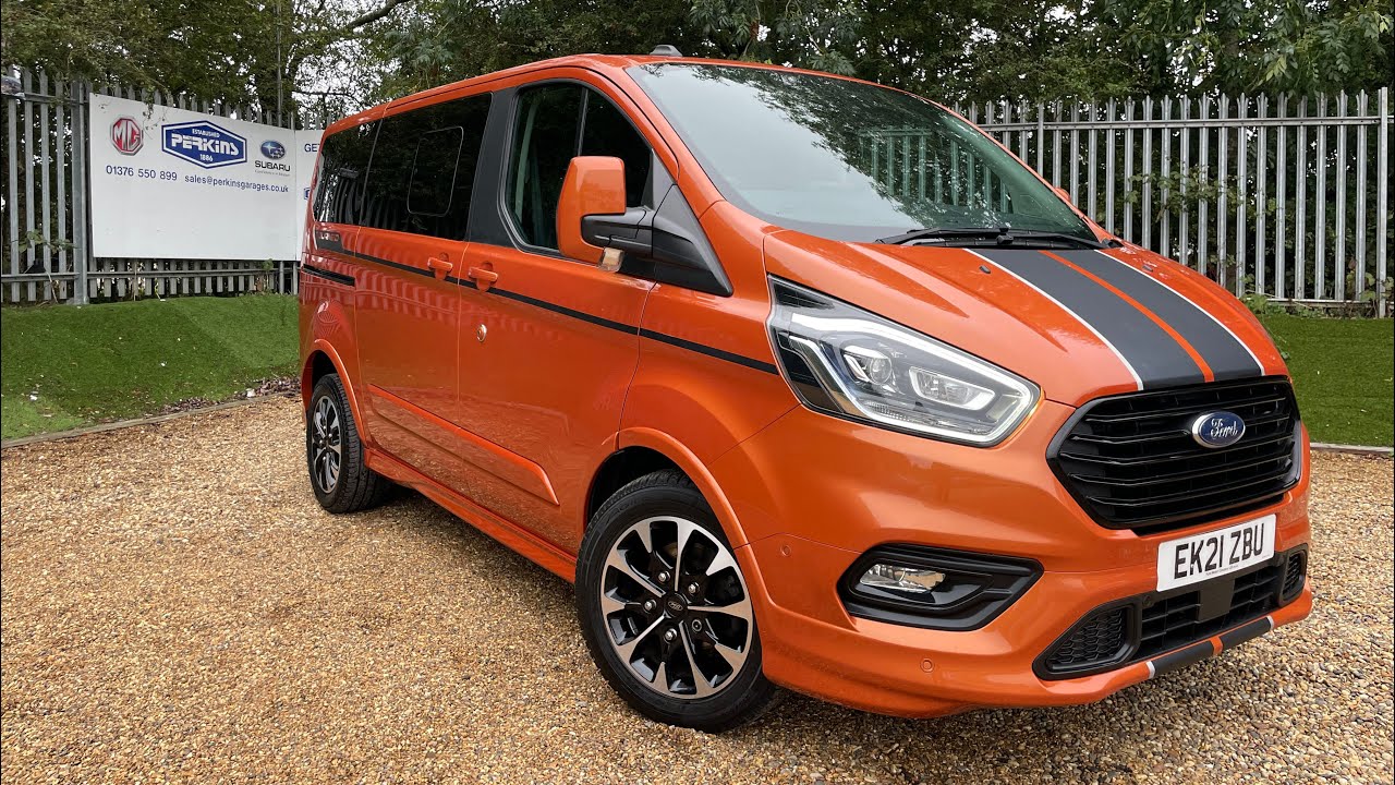 *** VEHICLE NOW SOLD *** FORD TOURNEO CUSTOM SPORT L1 SWB 2.0 ECO-BLUE 170PS AUTOMATIC ORANGE GLOW