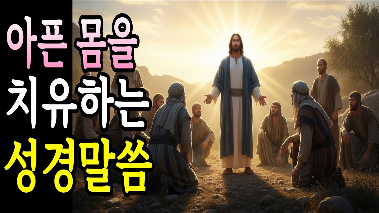 아픈 몸을 치유하는 성경말씀   하나님의 치유 능력을 경험하세요