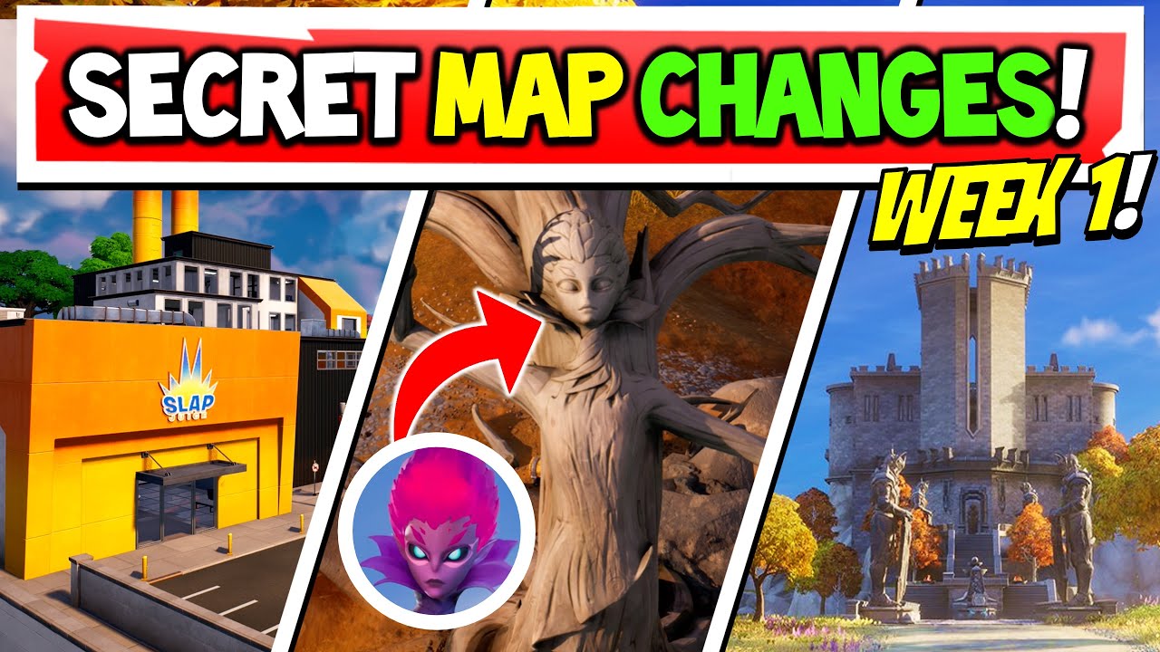 Fortnite Chapter 4 SECRET MAP CHANGES 