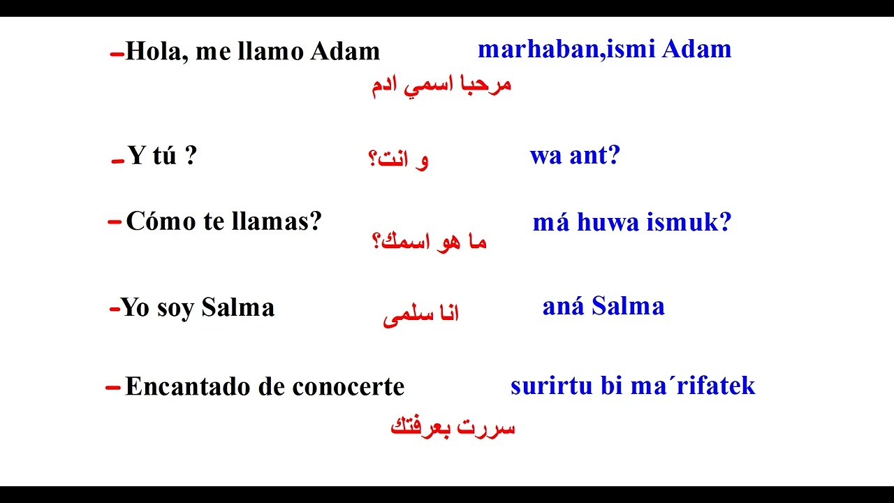 APRENDE A CONVERSAR  EN ARABE (DIALOGO EN ÁRABE)