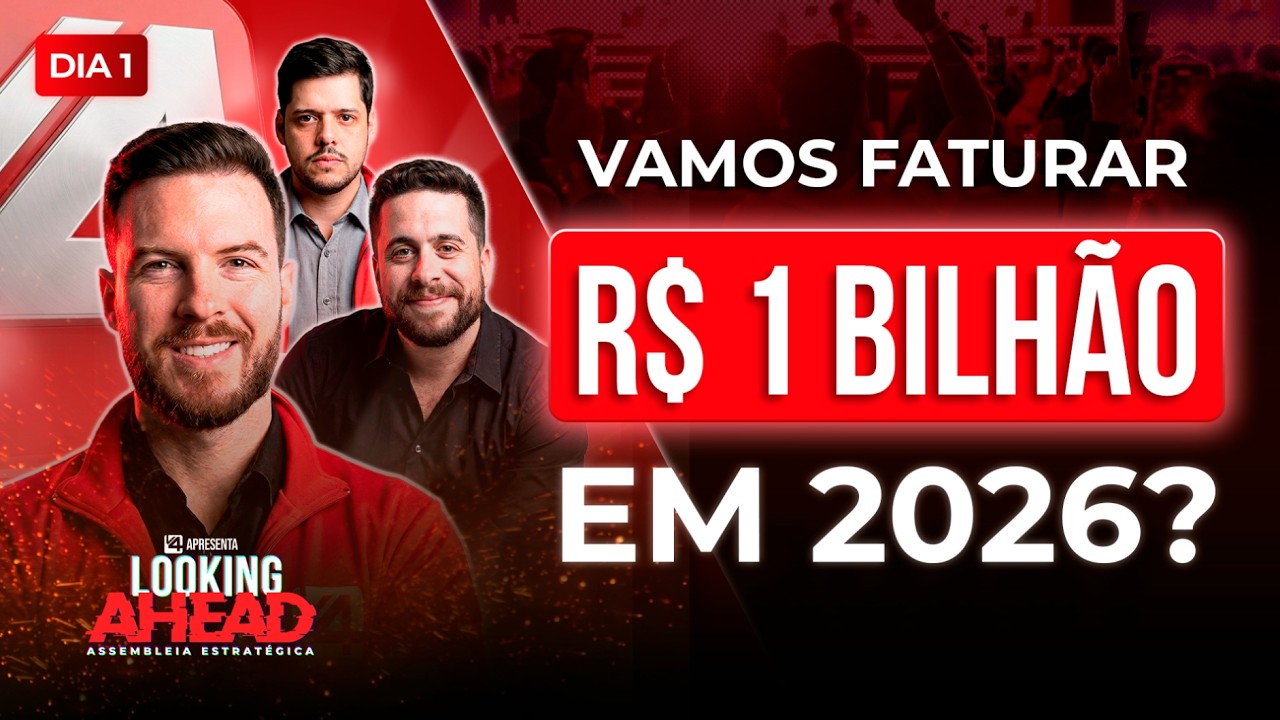 Thiago Nigro, Rami Goldratt, André Kliousoff do BTG e Dener Lippert | Dia1 Looking Ahead 2026