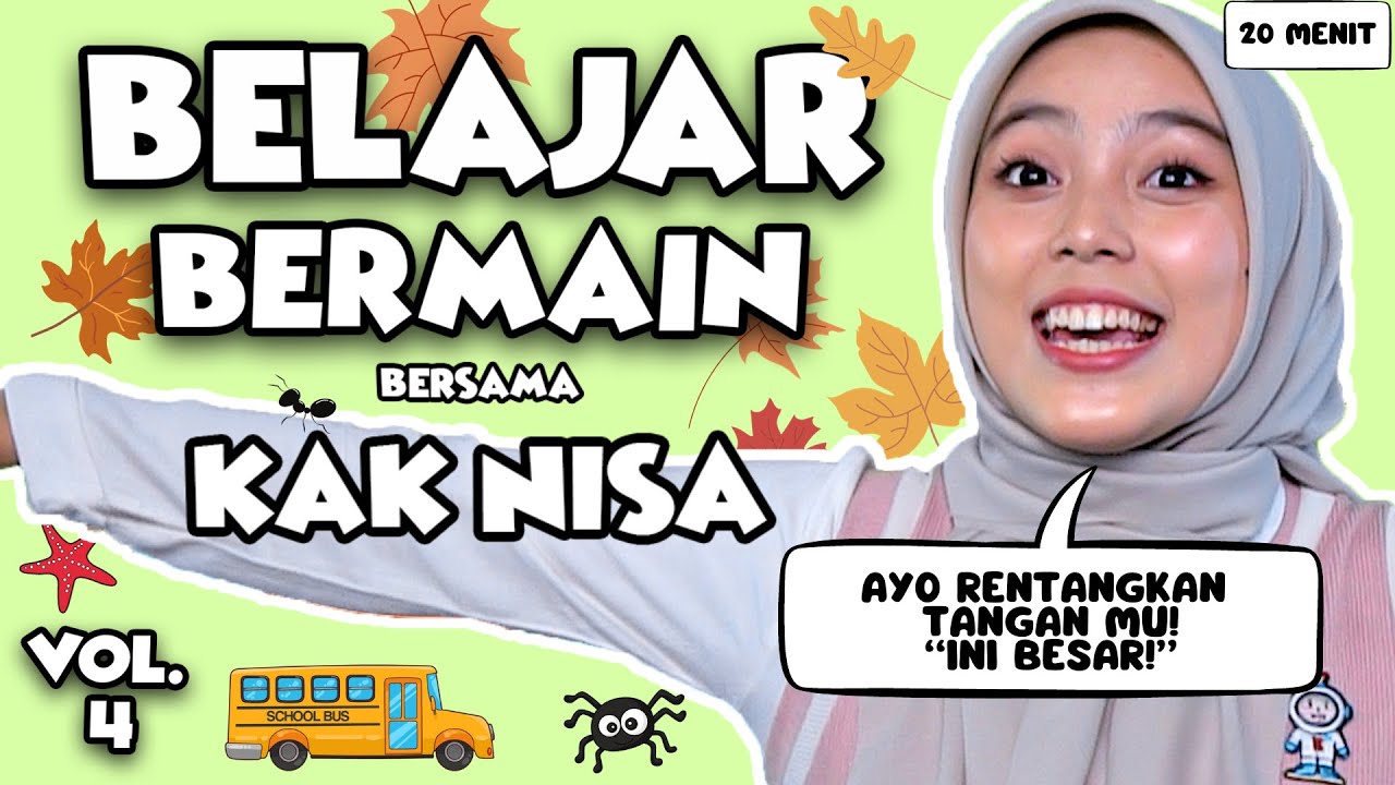 Belajar Bicara Untuk Balita -  Mengenal Hewan, Kata Pertama Bayi, Lagu Interaktif Bersama Kak Nisa
