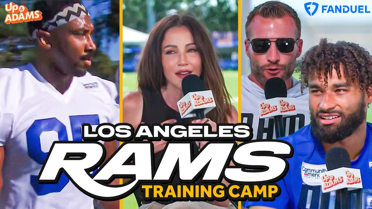 I Spent a Day with the LA Rams at Training Camp!