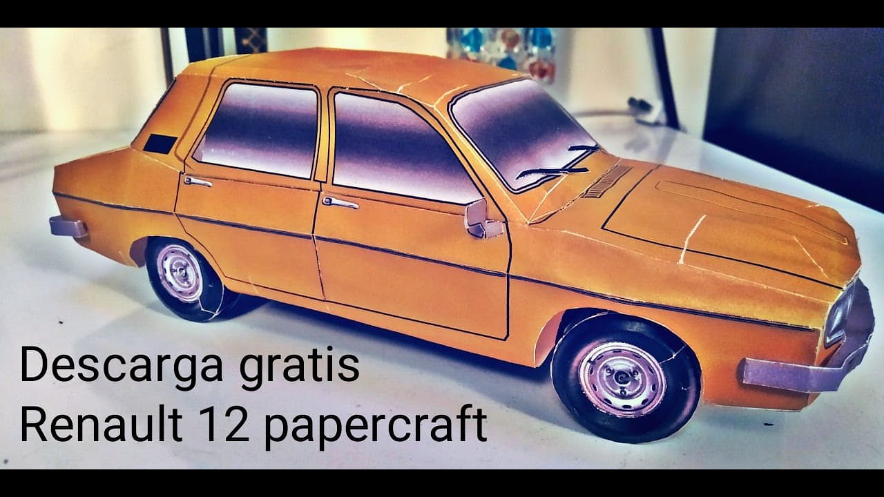 Renault 12 papercraft Free Download