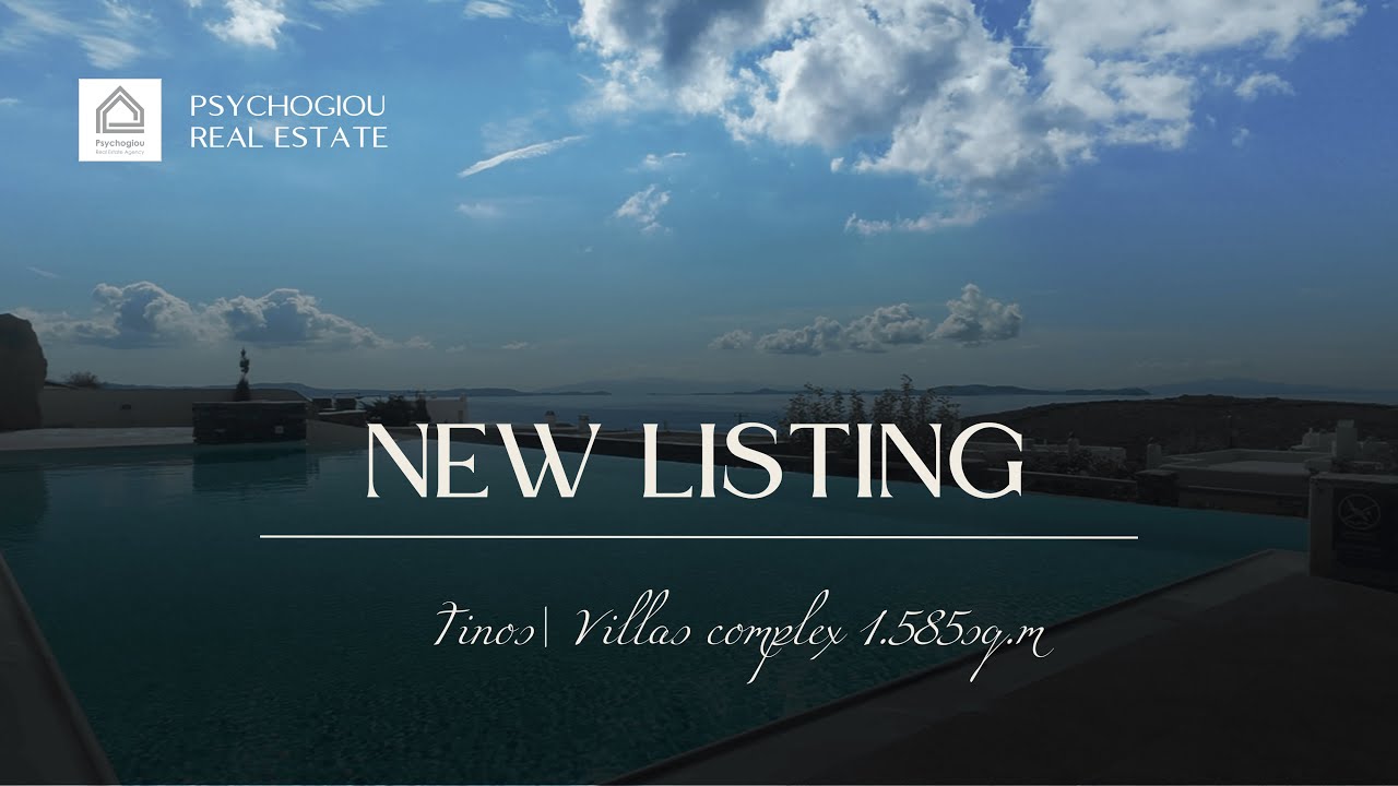 A Cycladic Masterpiece in Tinos | 8 Luxury Villas, 60 Guests, Panoramic Estate on 8,000 m²