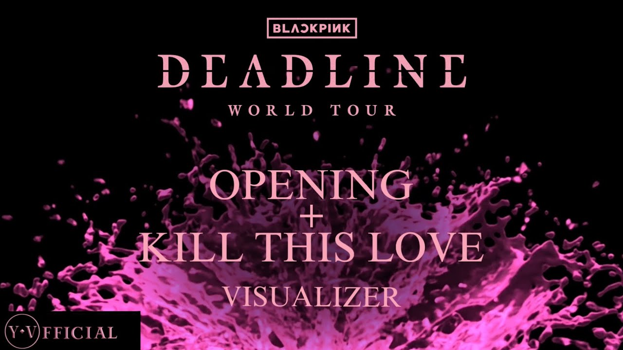 BLACKPINK &lsquo;Opening x Kill This Love&rsquo; (DEADLINE WORLD TOUR | VISUALIZER) | Y.V
