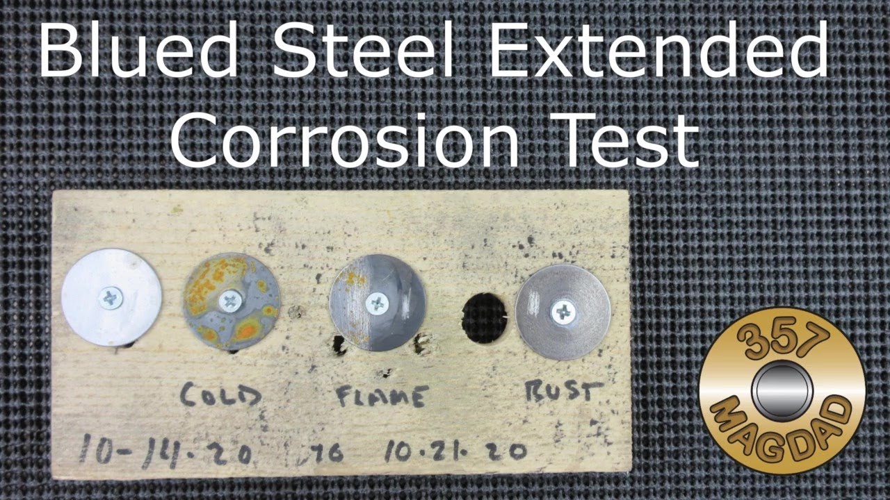 Blued Steel Extended Corrosion Test