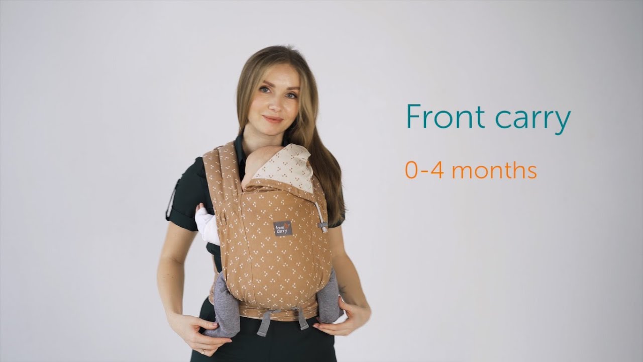 Слинг с рождения ЛавТай от Love & Carry&reg;  |  Инструкция  0-4 мес.
