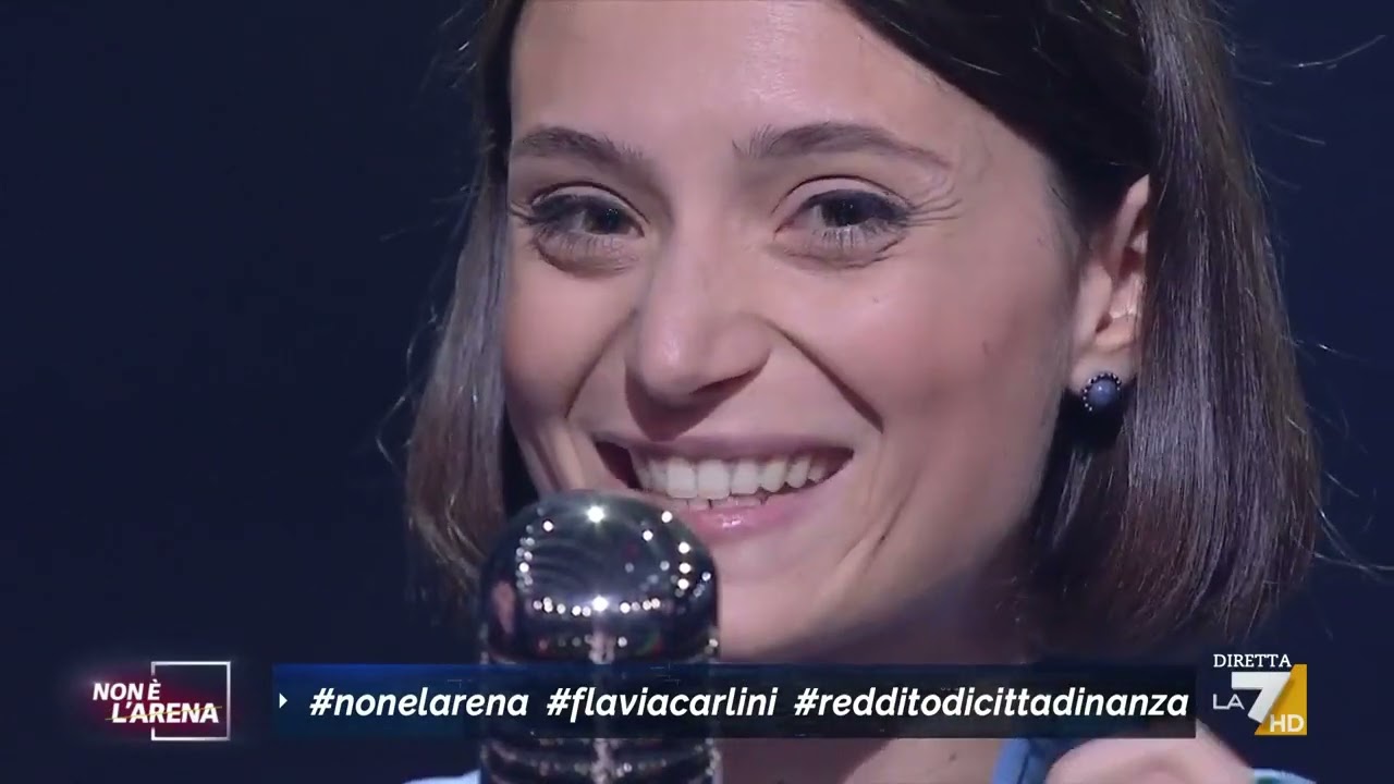 Il monologo di Flavia Carlini sul Reddito di cittadinanza