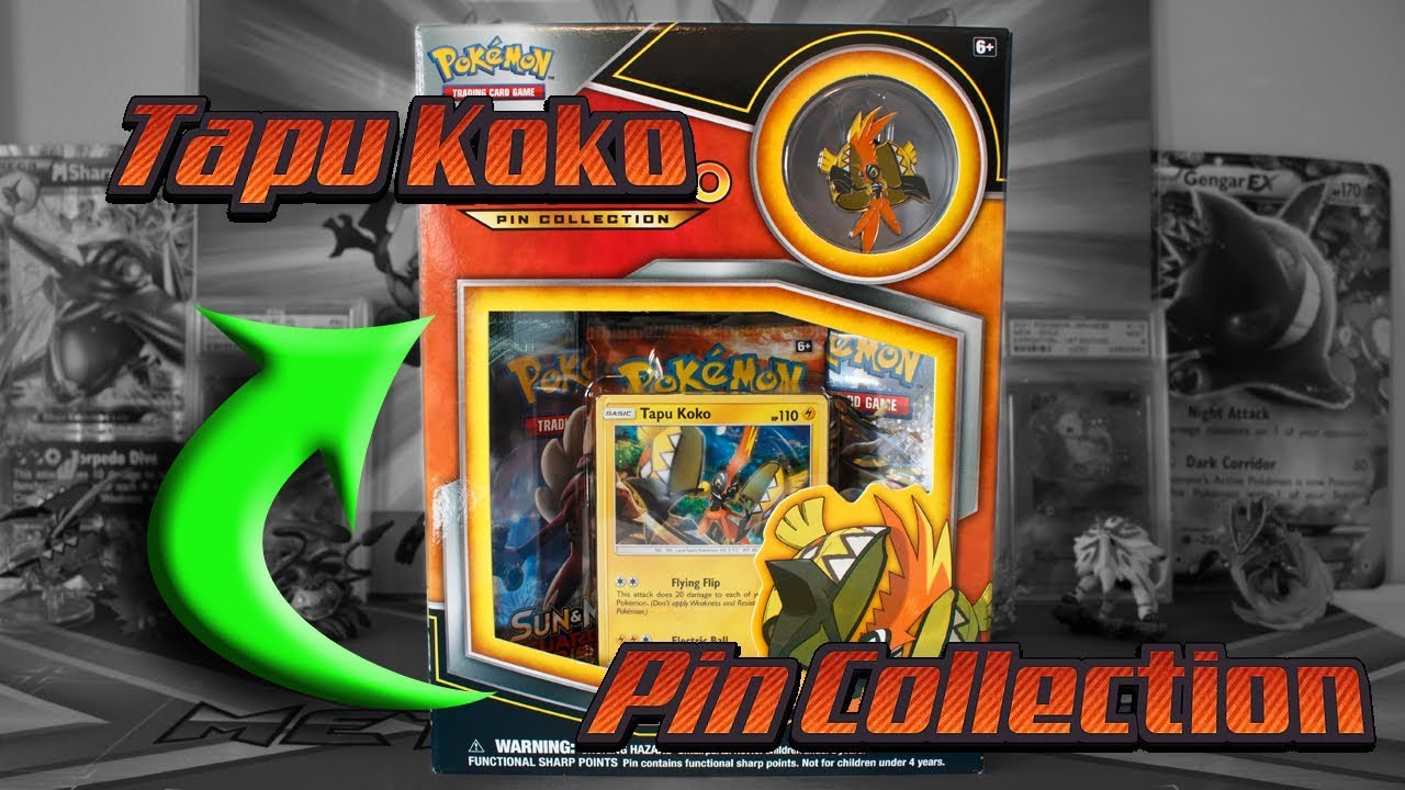 Tapu Koko Pin Collection Box!