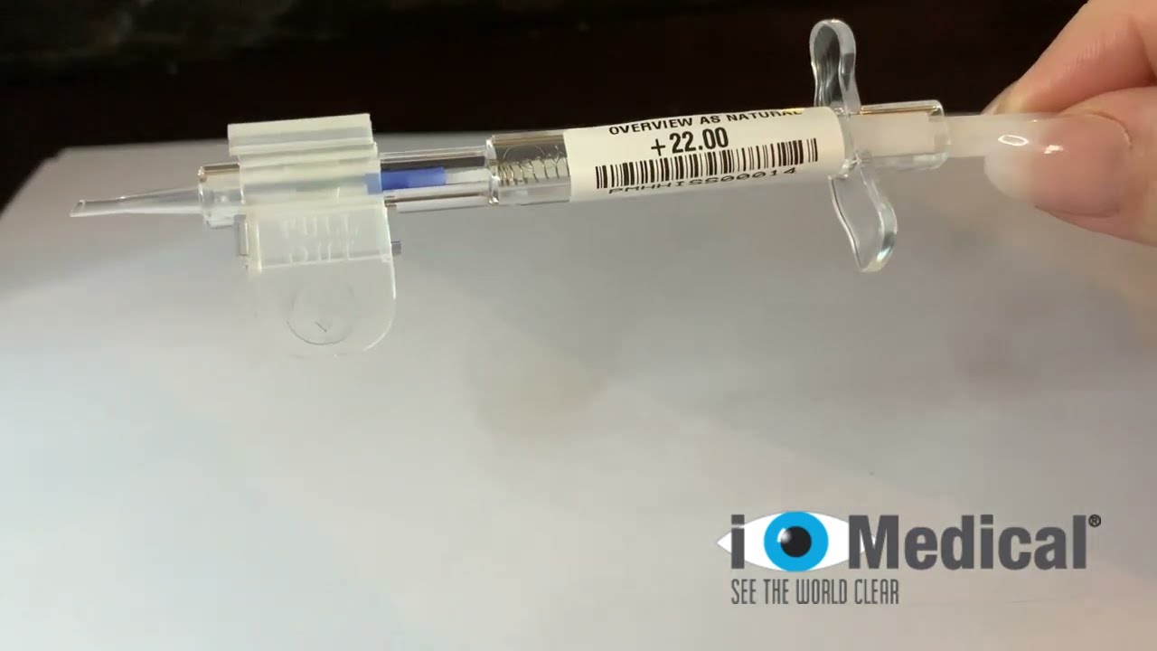 Lente intraocular flexible precargado de c&aacute;mara posterior IMEDICAL