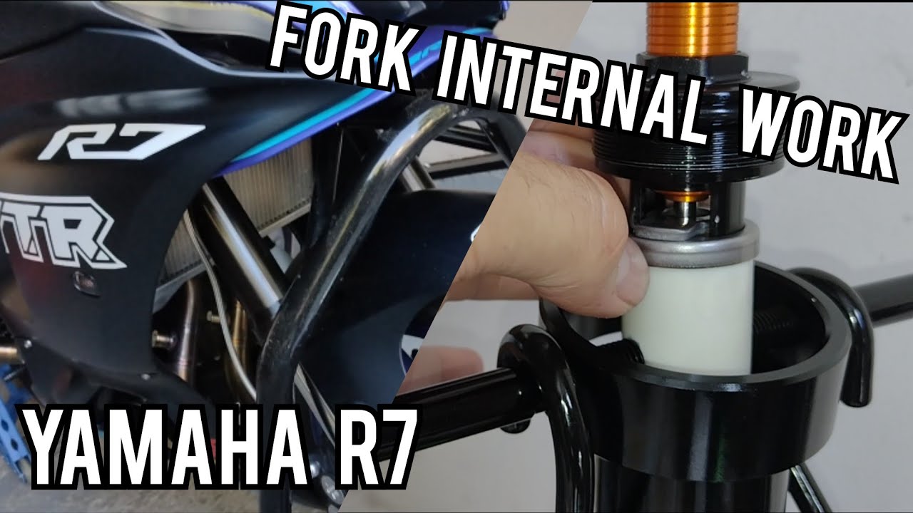 Yamaha R7 - Fork Maintenance at Home!
