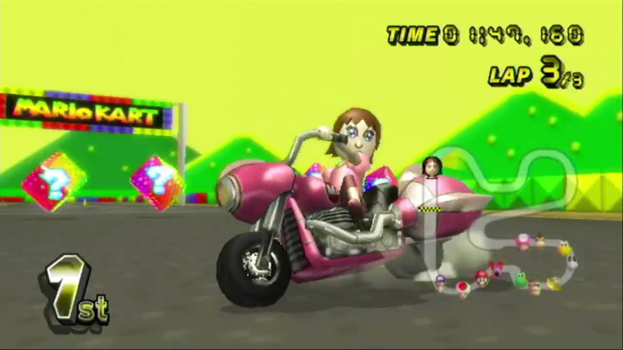 Mario Kart Wii - Large Mii (Female), Phantom