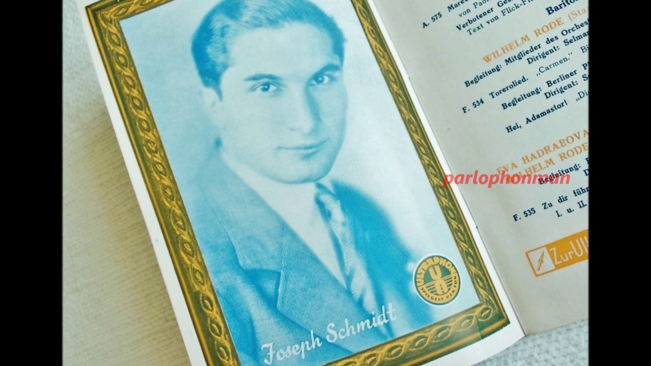 Sound - "Nadelton" from Joseph Schmidt's lost film "Der Liebesexpress !