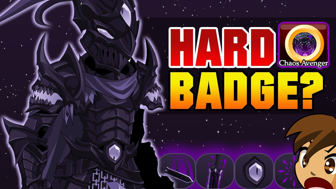 =AQW= GETTING CHAOS AVENGER CLASS + BADGE!!! (FREE PLAYER)! | AQWorlds 2021