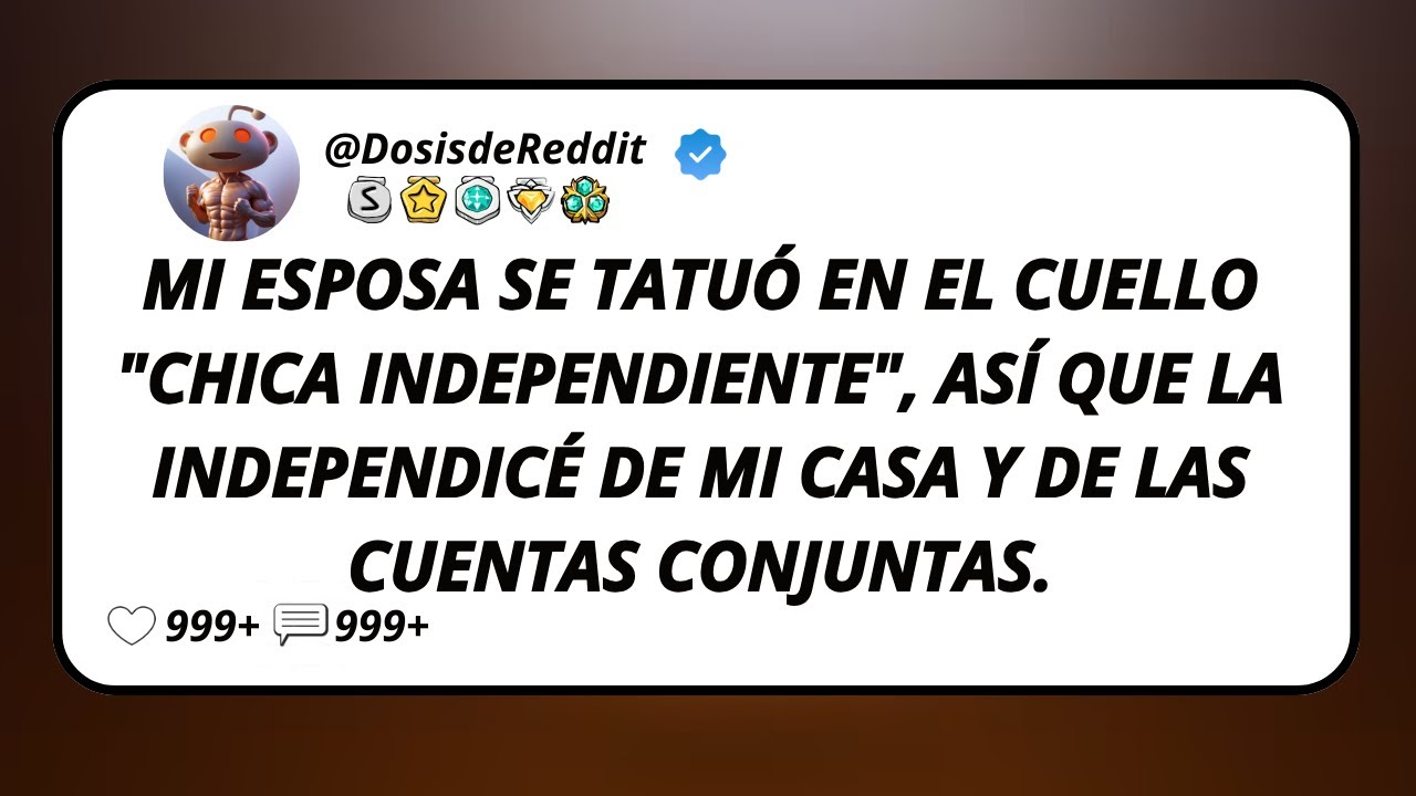 Mi esposa se tatuó en el cuello 