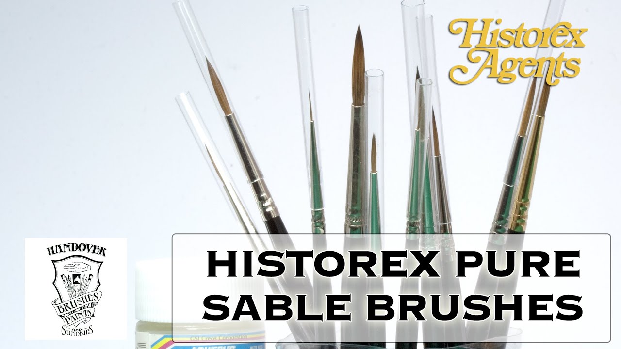 Model Painting - Historex Pure Sable Brushes