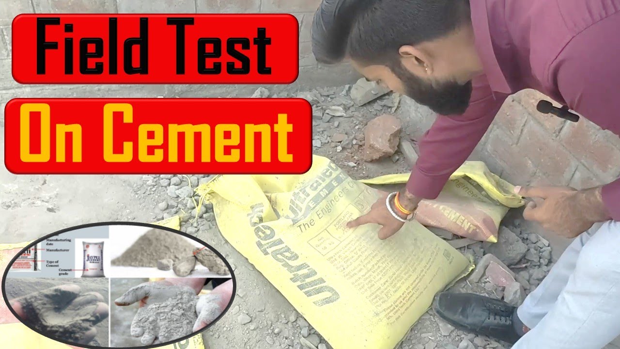 Field Test on Cement // Learn how to perform field test at site.