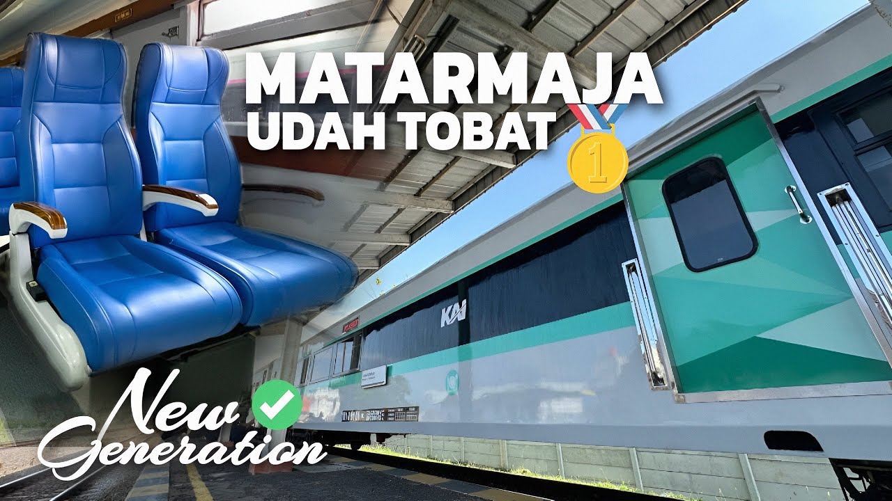 AKHIRNYA UPGRADE SARANA JUGA!! Review Kereta Matarmaja New Generation Anti Duduk Tegak Anti Mundur