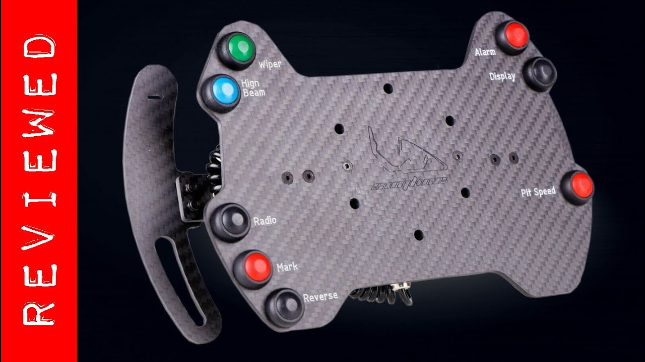 SimLine 'Porsche GT3 Cup' Shifters/Button Plate [REVIEW] [SIM RACING HARDWARE]