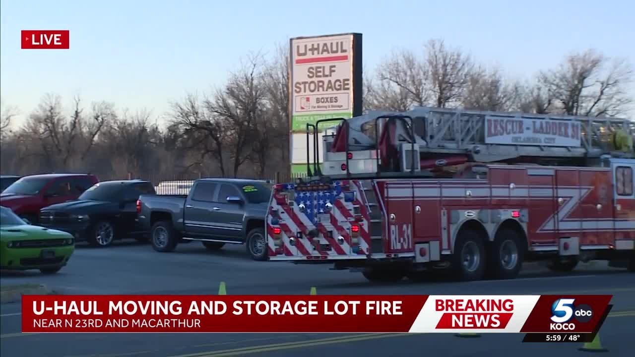 Fire crews responding to large fire at northwest Oklahoma City business