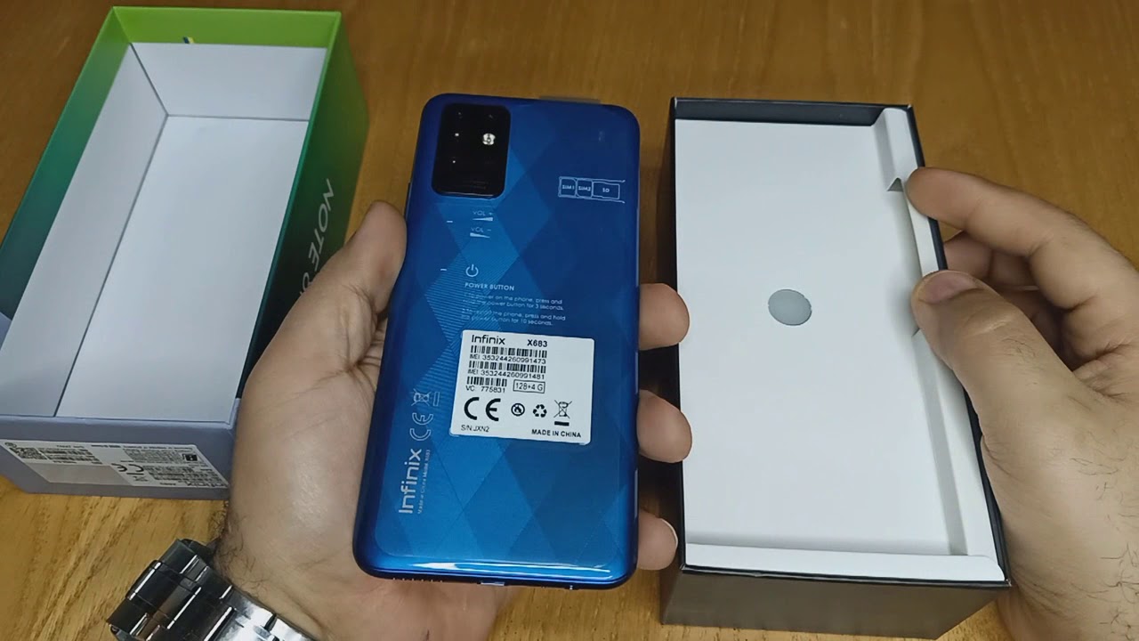 فتح علبة هاتف انفنكس نوت 8 اي Infinix Note 8i | Unboxing
