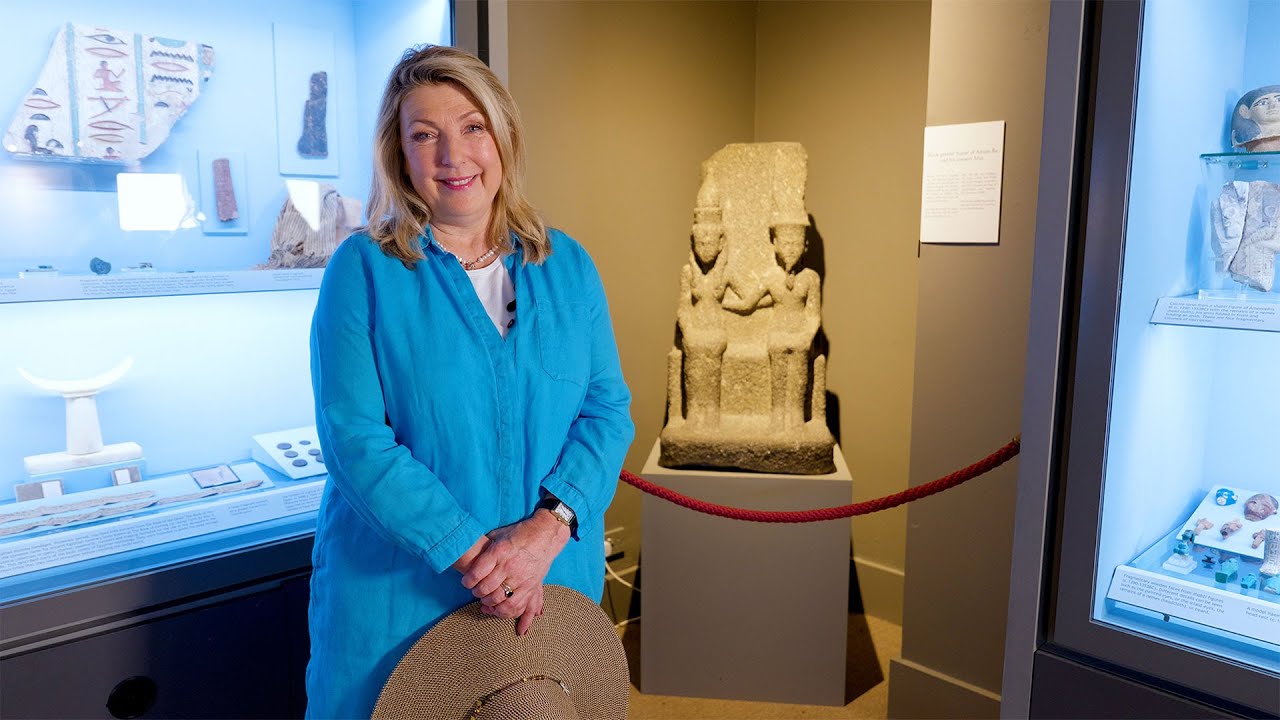 At home at Highclere: Exploring the Egyptian exhibition with Lady Fiona Carnarvon