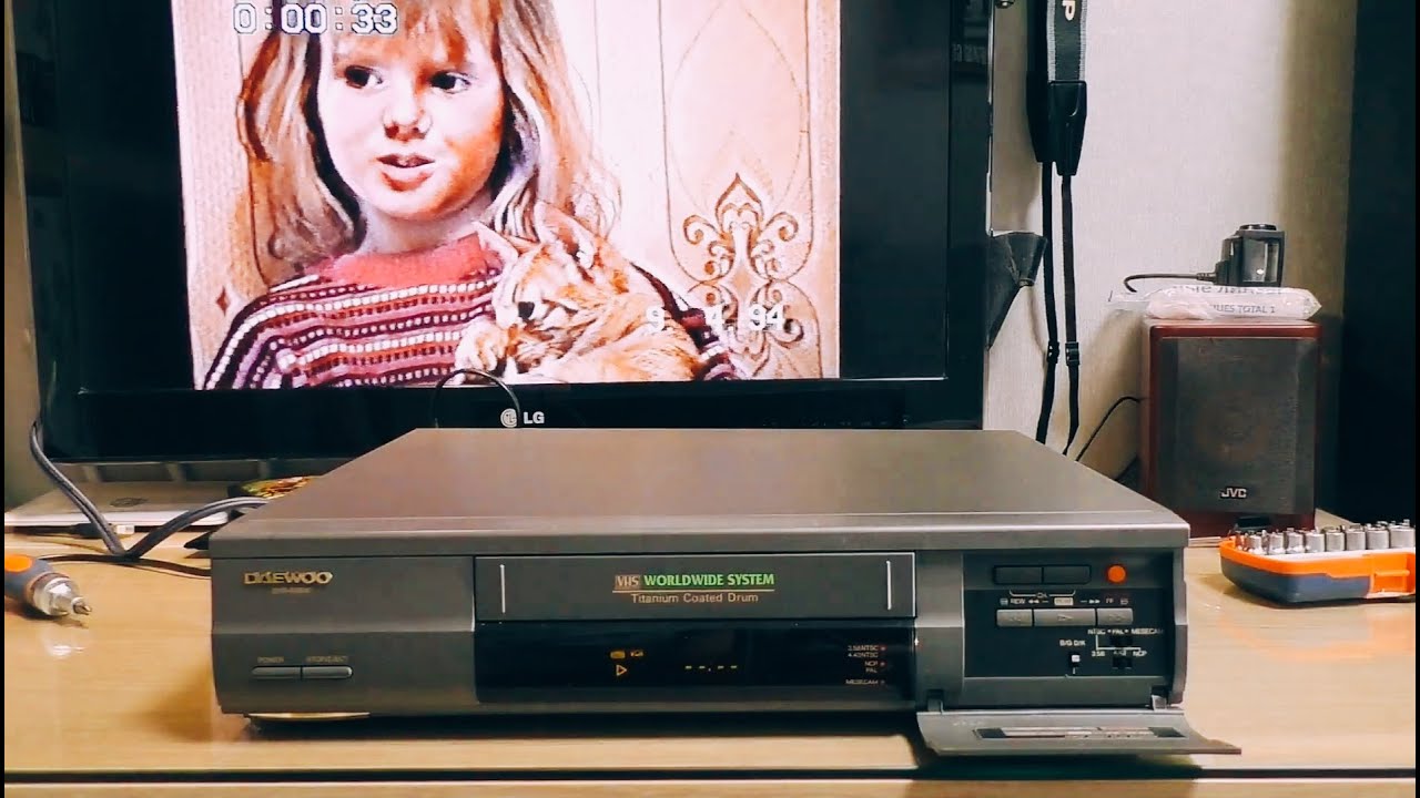 📼 Daewoo DVR-4286W Video cassette recorder