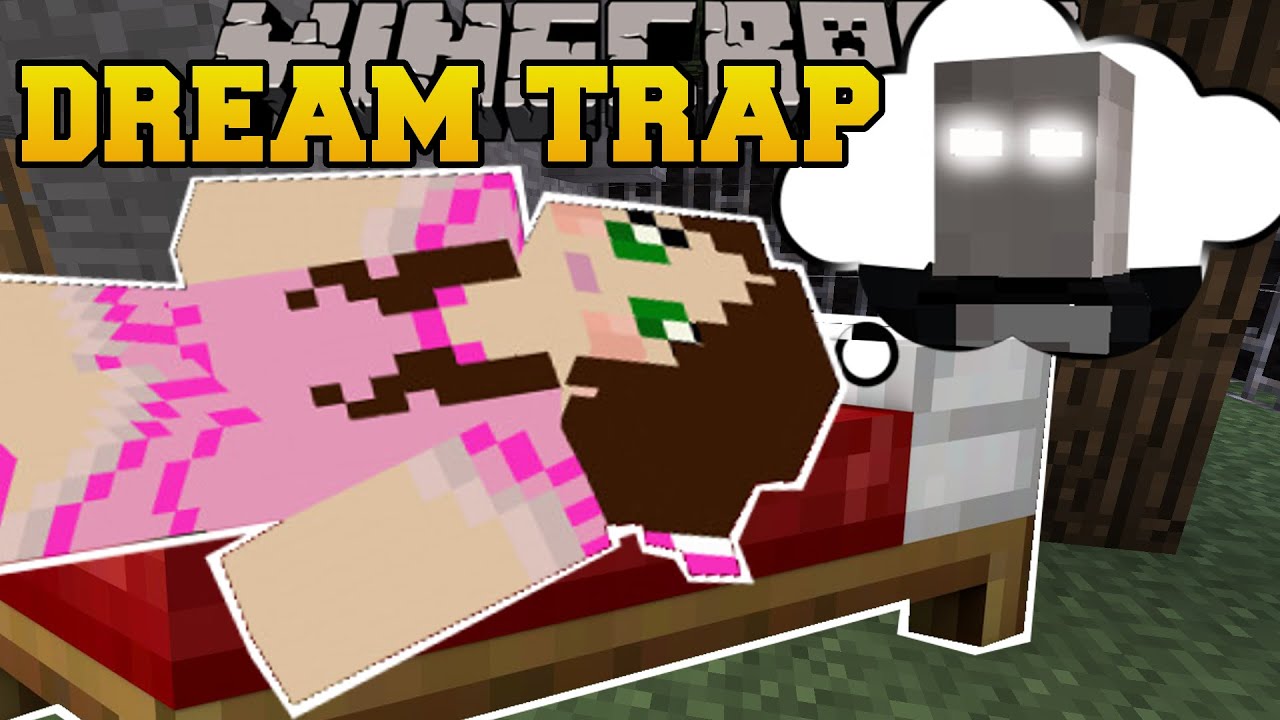 Minecraft: TRAPPED IN A DREAM! - FIND THE BUTTON EXTREME - Custom Map