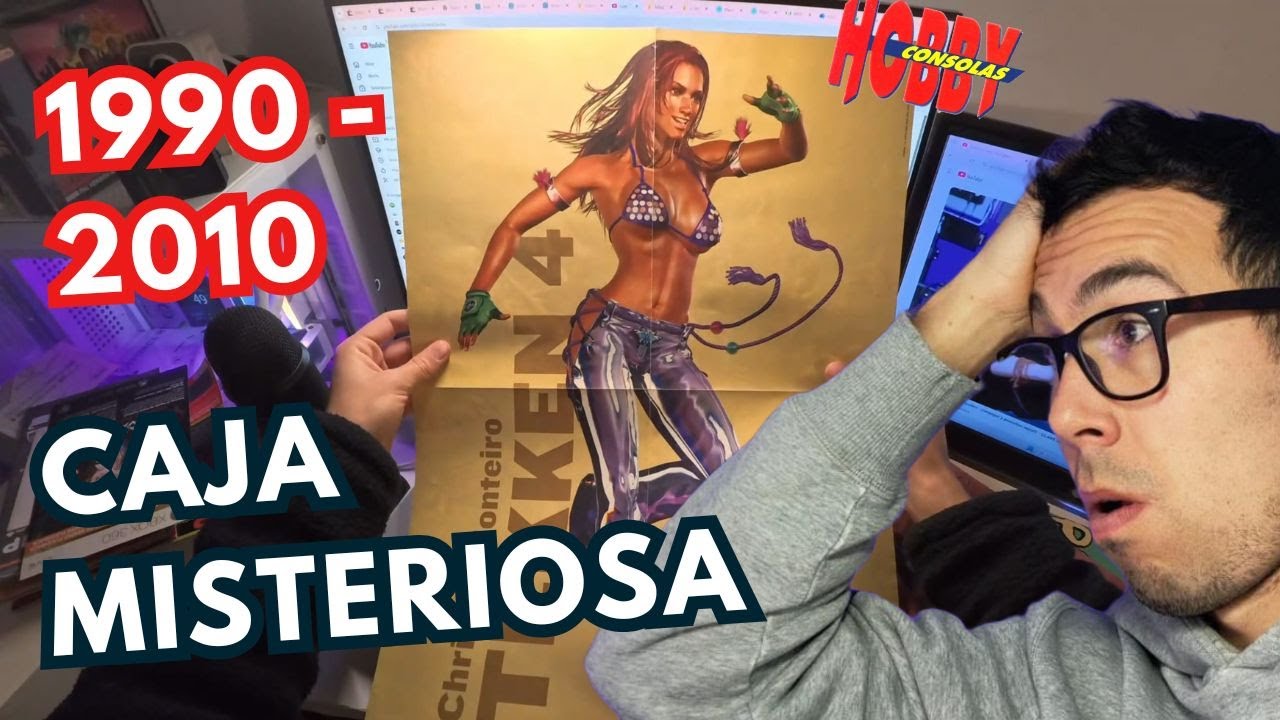 Esta CAJA MISTERIOSA esconde RECUERDOS y POSTERS de VIDEOJUEGOS de los 90 y 2000!!!