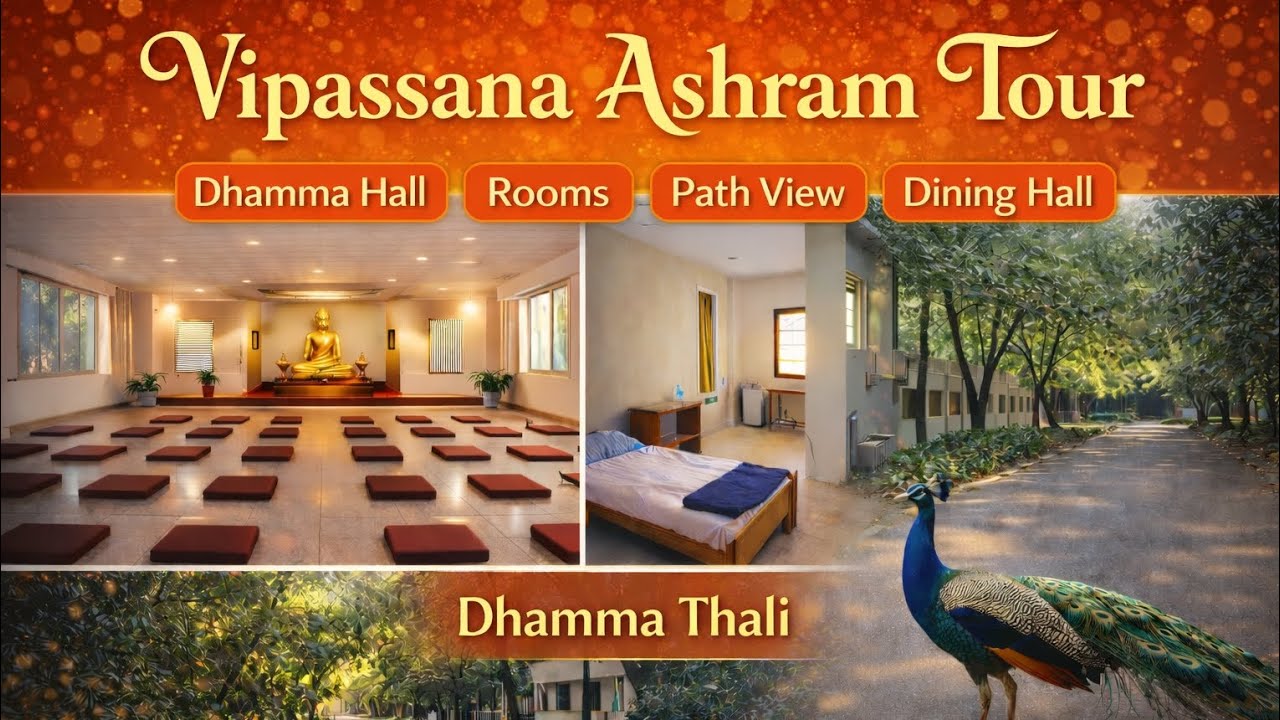 Vipassana Ashram Tour | Dhamma Thali Jaipur 2026 | Dhamma Hall ! Inside Vipassana Ashram Jaipur |
