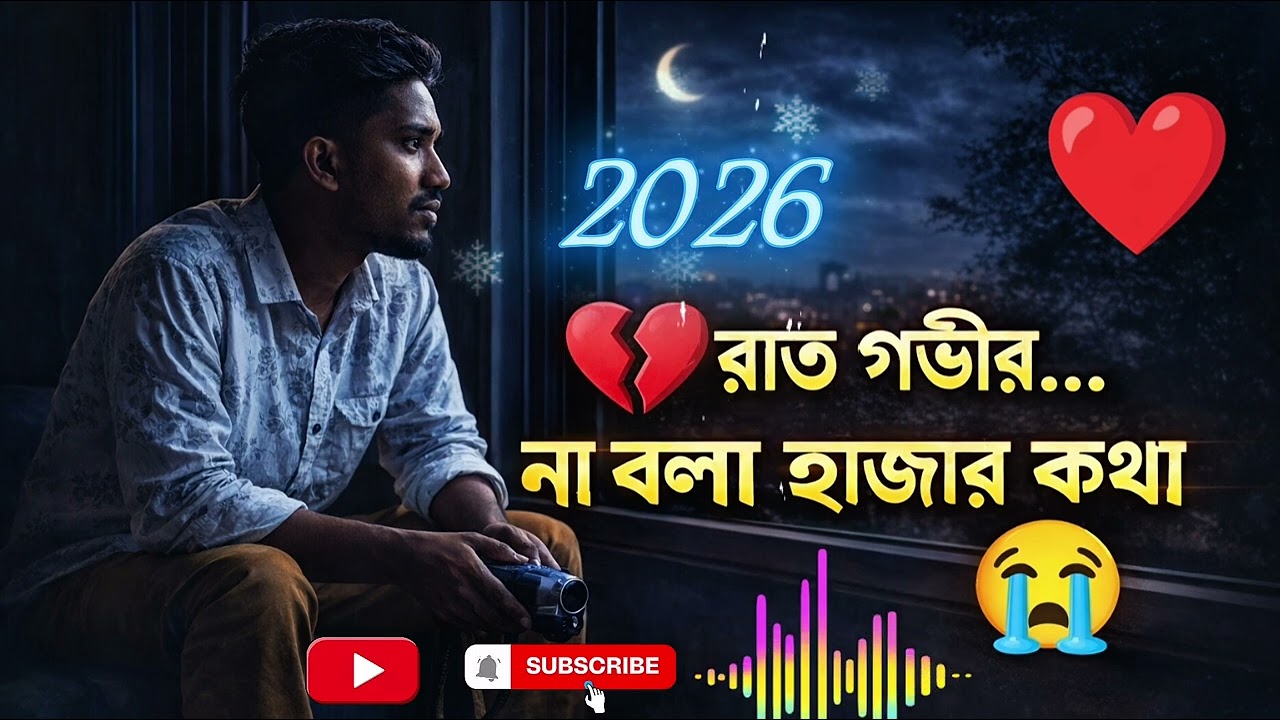 😢 না বলা # হাজার কথা | ব্যর্থ # প্রেমের সবচেয়ে কষ্টের # গান Sad Bangla # Song 2026 💔💔
