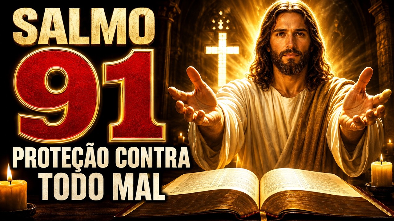 SALMO 91 PARA PROTEÇÃO CONTRA MALDIÇÕES BRUXARIA INIMIGOS DOENÇAS E INVEJA