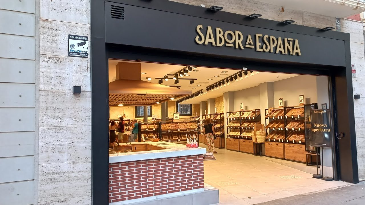 Sabor a Espa&ntilde;a,Turrones, guirlaches y garrapi&ntilde;adas, C/PuertS de Murcia en Cartagena. Nuevo Comercio