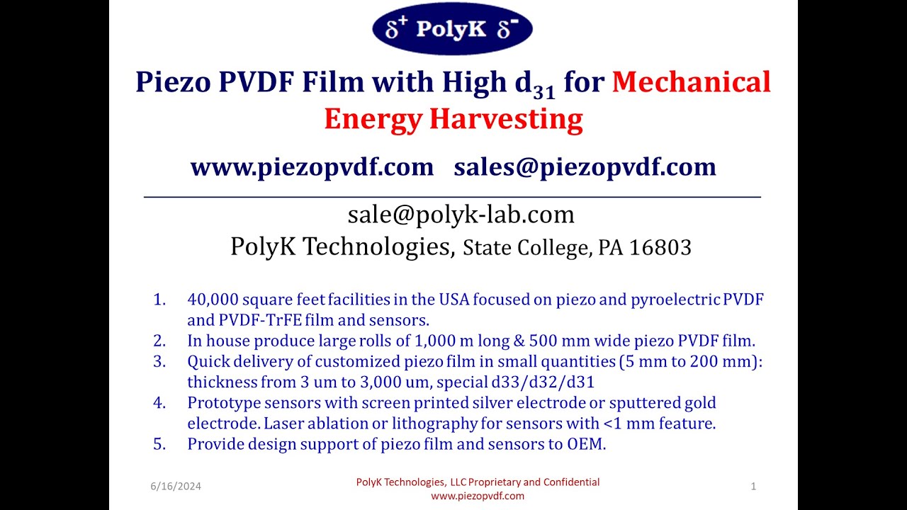 Piezoelectric Energy Harvesting Mechanical to Electricity, Walking Shoe Strike, backpack, Ocean Wave