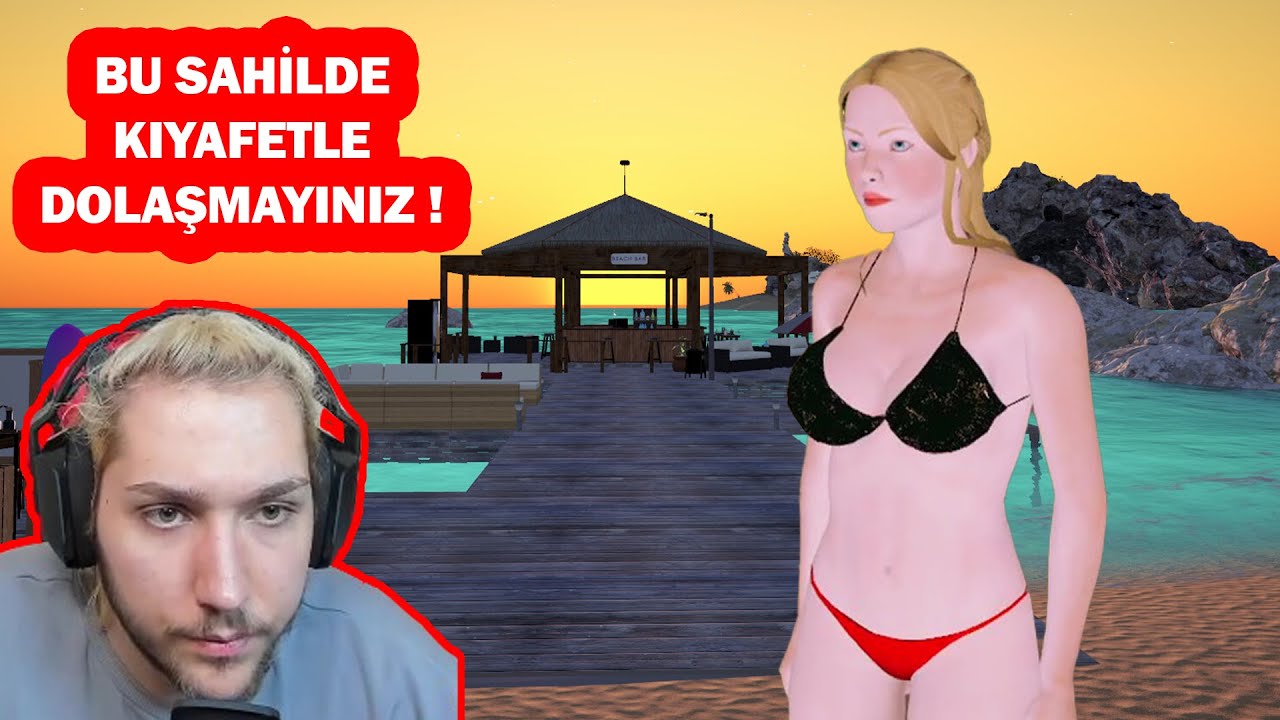 SAHİLDE MEKAN AÇIP ORTAM YAPMAK ! BEACH CLUP SIMULATOR (1. BÖLÜM)
