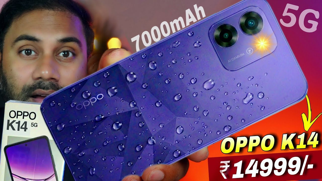 Oppo K14 5G Officially is Here With 7000mAh Battery 🔥