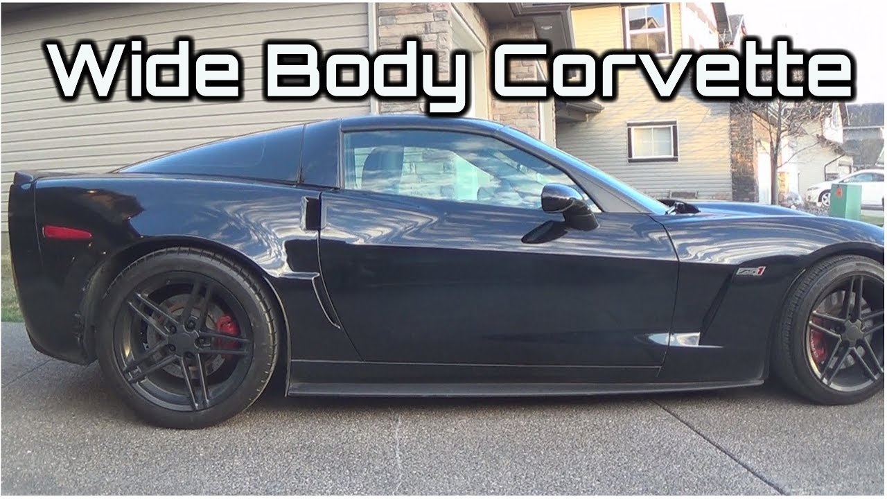 WIDE BOOTY - Z06 Quarter Panels on base C6 Corvette