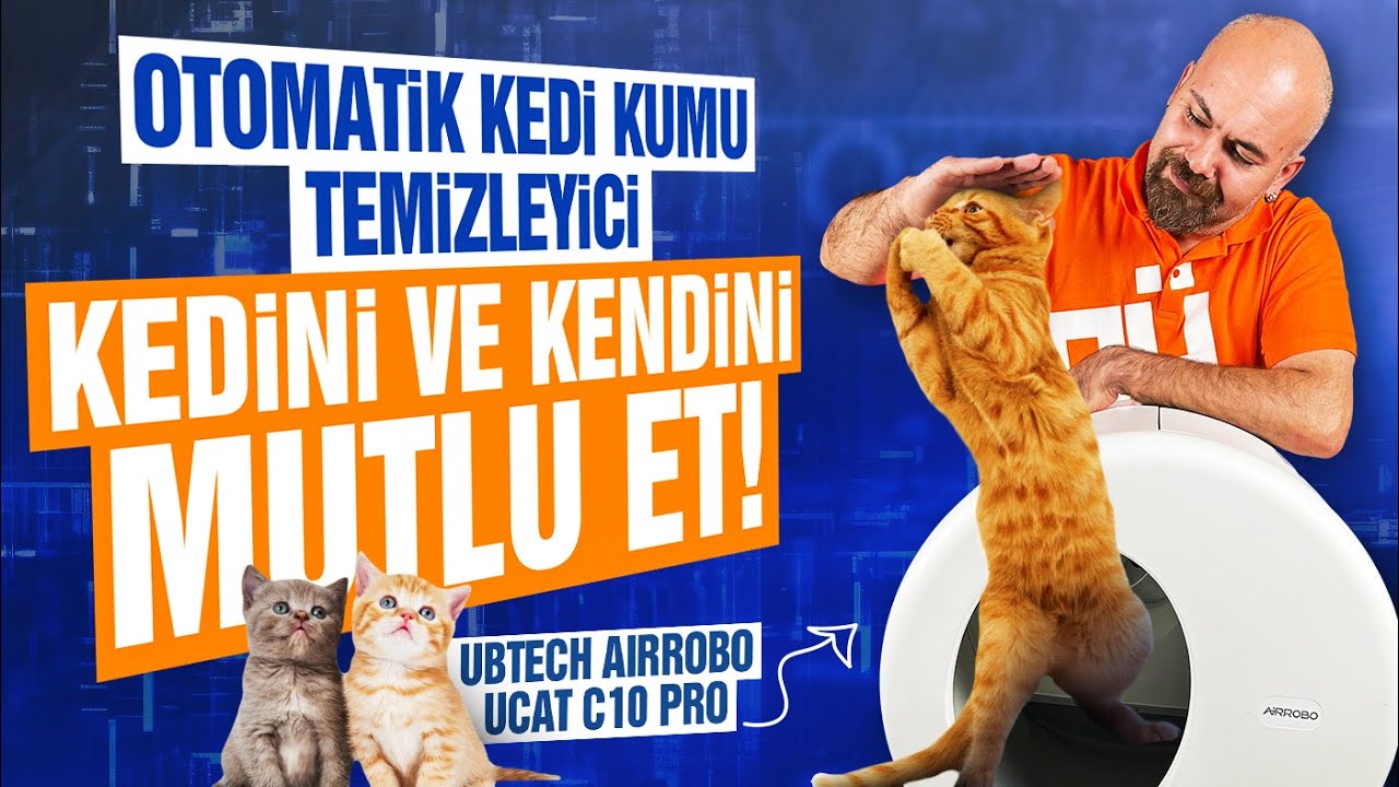 Kedinizle Vaktiniz Size Kalsın: Ubtech Ucat C10 Pro Plus Otomatik Kedi Tuvaleti