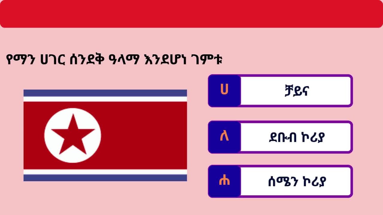 Guess the Flag 🇪🇹 | የትኛው ሀገር ሰንደቅ ዓላማ ነው ?  ገምቱ