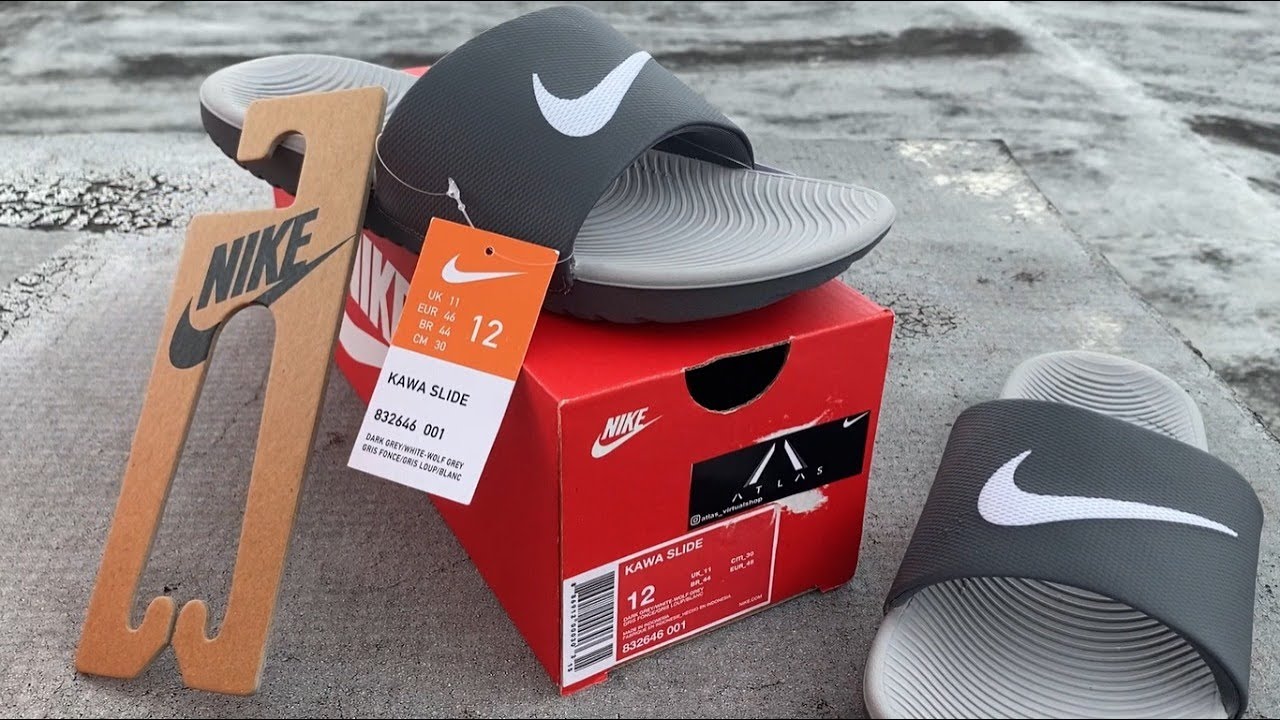 Nike Sandals Kawa Slide UNBOXING | ATLAS NIKE 832646 001
