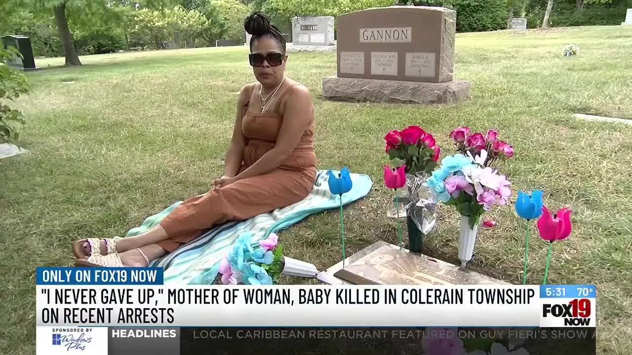 'I never gave up,' Mother of woman, baby killed in Colerain Township on recent arrests