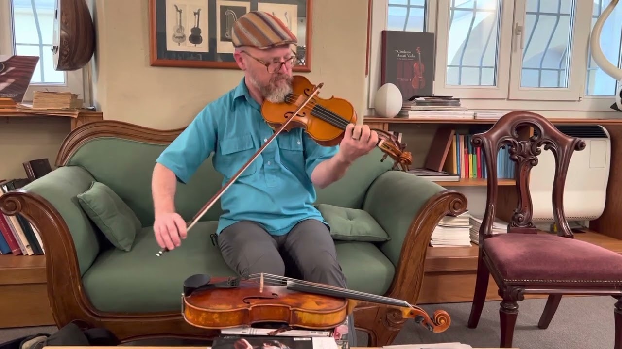 Red Haired Boy on a replica of Paganini’s Cannone