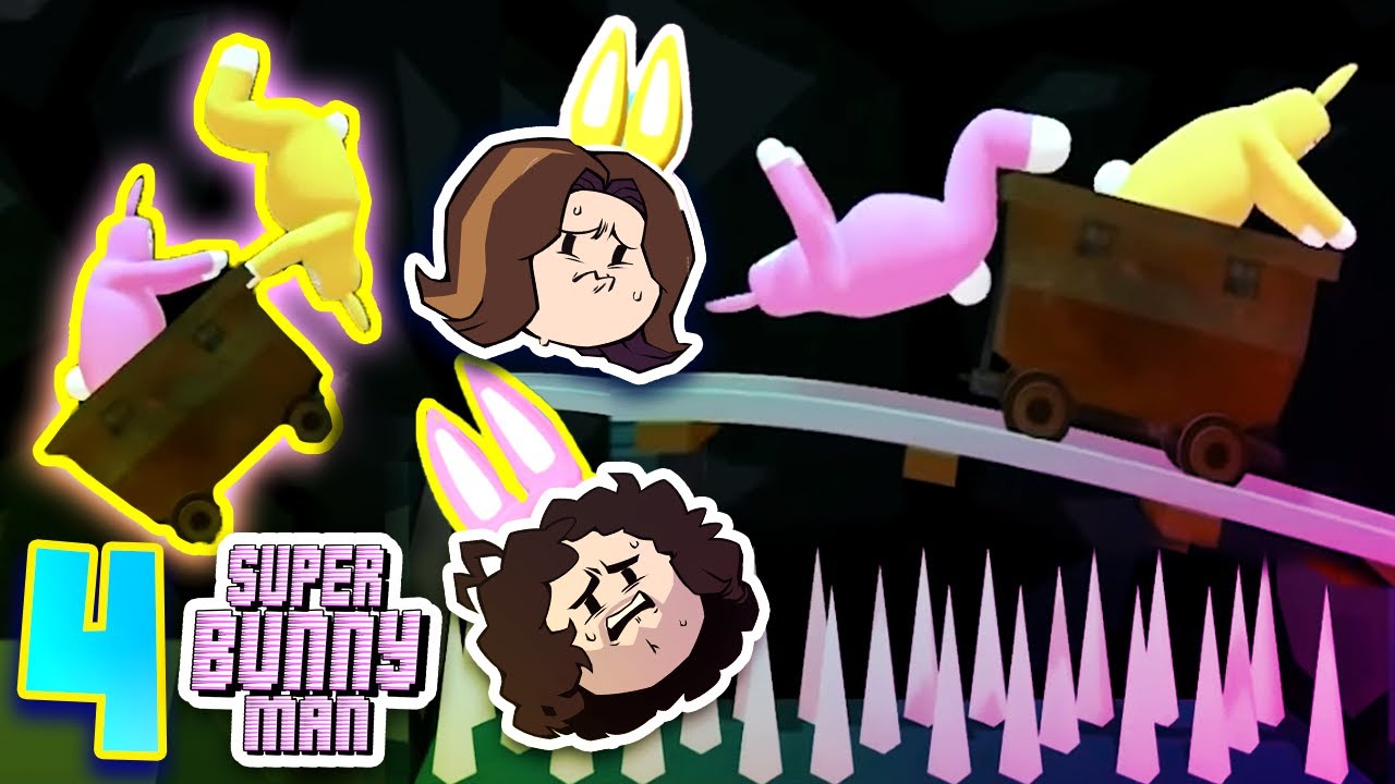 Cave cart coaster CRAZINESS! - Super Bunny Man: PART 4