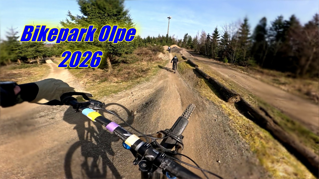 Bikepark Olpe Fahlenscheid März 2026 #saisonstart 4K #easyloop Downhill MTB Sport