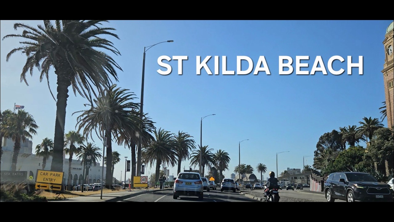 St Kilda Beach Road Drive. Melbourne #australia #melbourne #uk #uae #india #pakistan #usa #travel